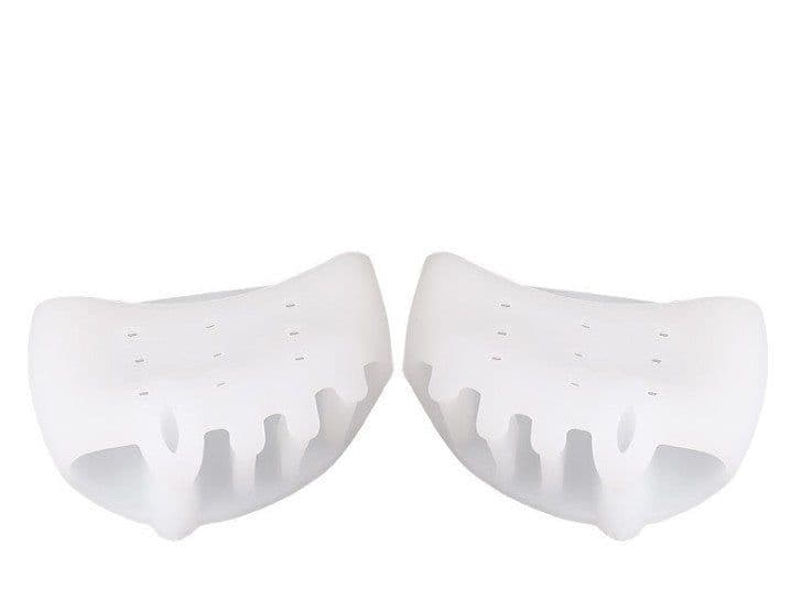 image-Five-hole honeycomb front pad hallux valgus big foot bone overlapping shock absorption female split toe toe toe set five-hole fixed
