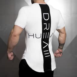 image-Muscle Brothers Fitness T-Shirt Quick Dry White