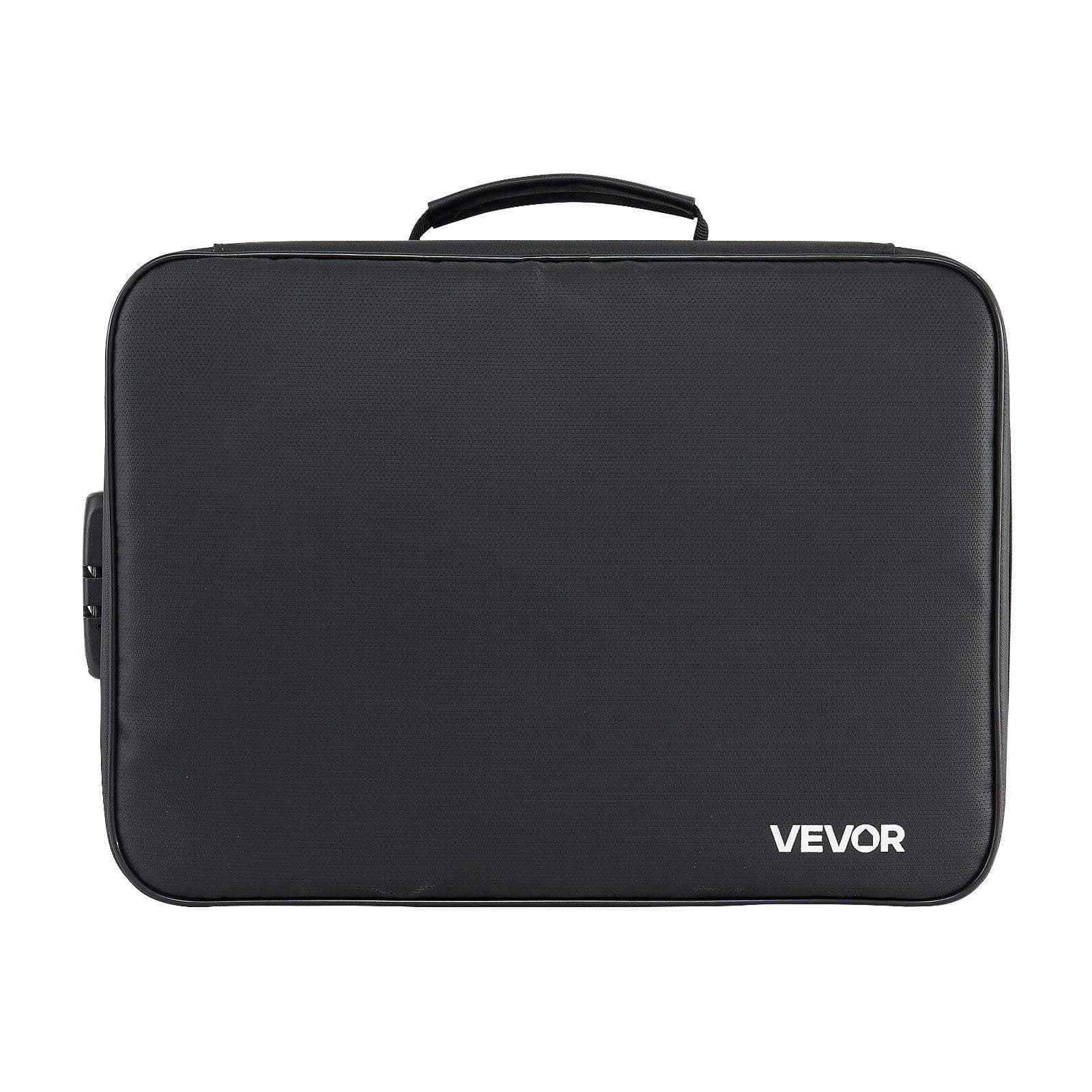 image-VEVOR Fireproof Document Box, 1832 ℉ Heat Insulated Fireproof & Waterproof Box with Lock, Portable Multi-Layer Home Office Travel File Storage Organizer, for Passports, Important Documents, Files