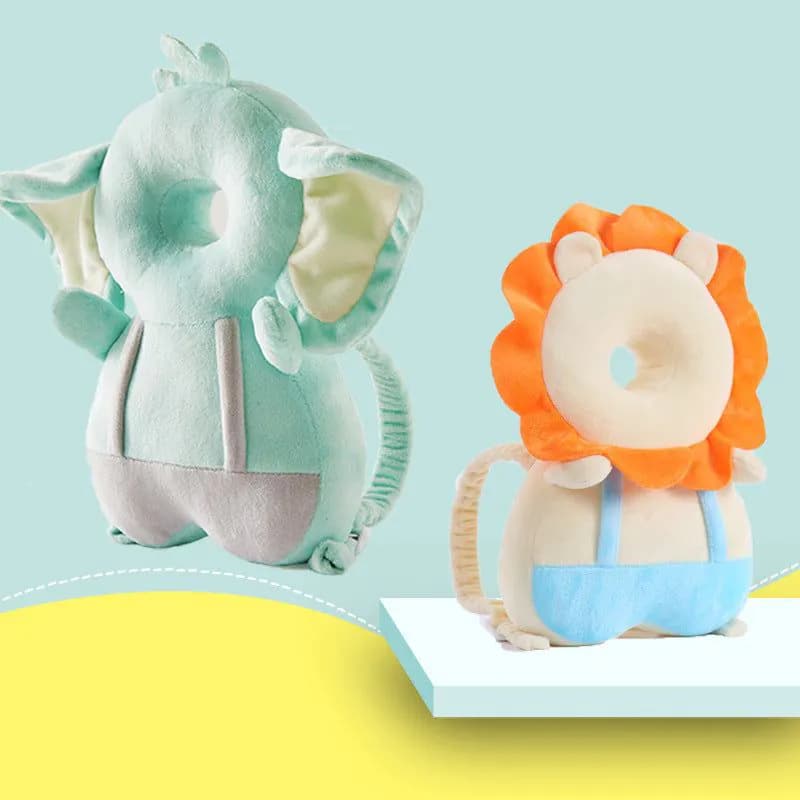 image-Baby Toddler Anti Fall Head Pillow With Strap Breathable