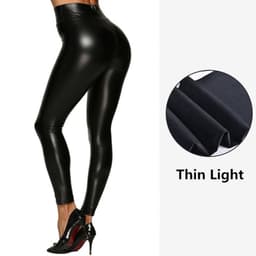 image-AILELE PU Leather Pencil Pants Women - 5XL Black