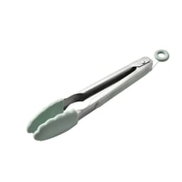 image-Storage bucket fresh green wooden handle silicone kitchen utensils set of 11 non-stick spatula kitchen set eleven sets