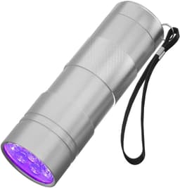 image-UV Flashlight LED Handheld Blacklight Flashlight Mini Light Torch Detector For Dog Pet Urine Stains Bed Bugs And Scorpions Batteries Not Included