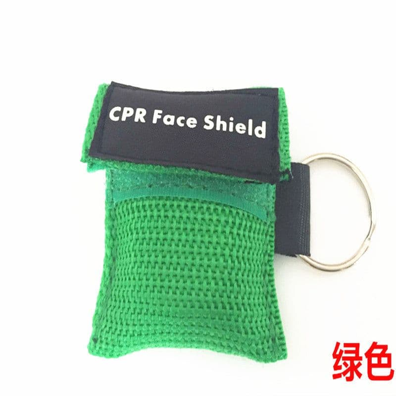 image-CPR Keychain Breathing Mask - Orange