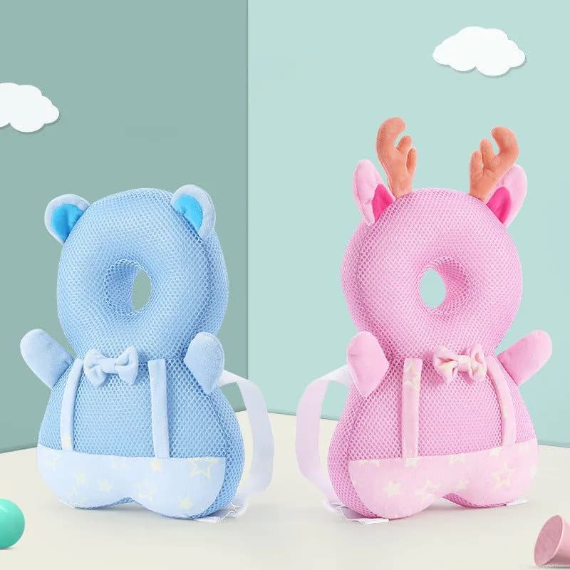 image-Baby Toddler Anti Fall Head Pillow With Strap Breathable