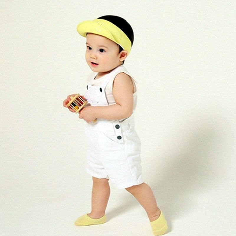 image-Children's No-Slip Floor Socks - Navy Blue