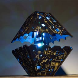 image-Cyberpunk Night Lamp | Separated Crystal