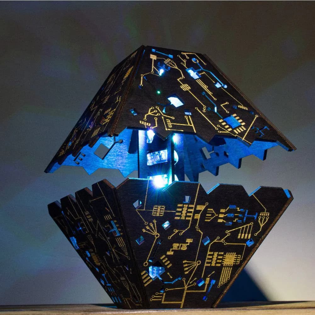 image-Cyberpunk Night Lamp | Separated Crystal