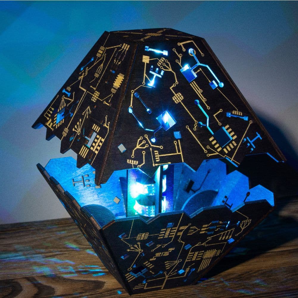 image-Cyberpunk Night Lamp | Separated Crystal