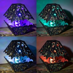 image-Cyberpunk Night Lamp | Separated Crystal