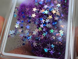 image-Purple Glitter iPhone Case