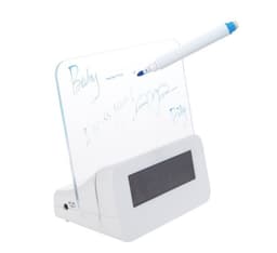 image-Glowing Memo Alarm Clock