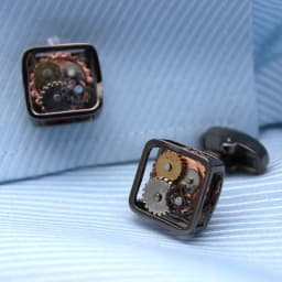 image-Steampunk Gears Cufflinks