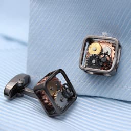 image-Steampunk Gears Cufflinks