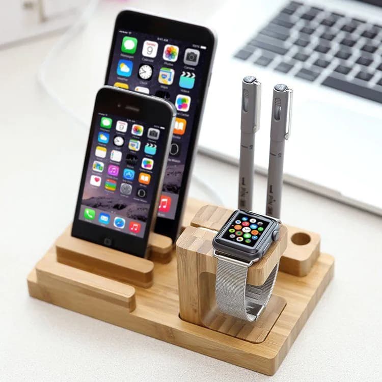 image-All in One Bamboo Docking Station