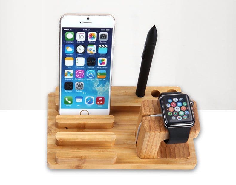 image-All in One Bamboo Docking Station