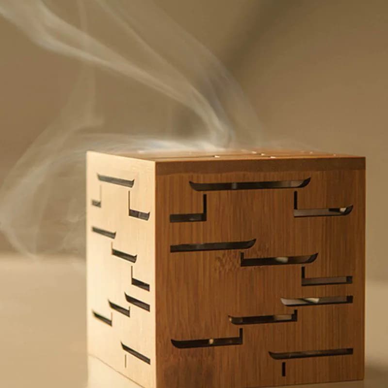 image-Bamboo Incense Burner