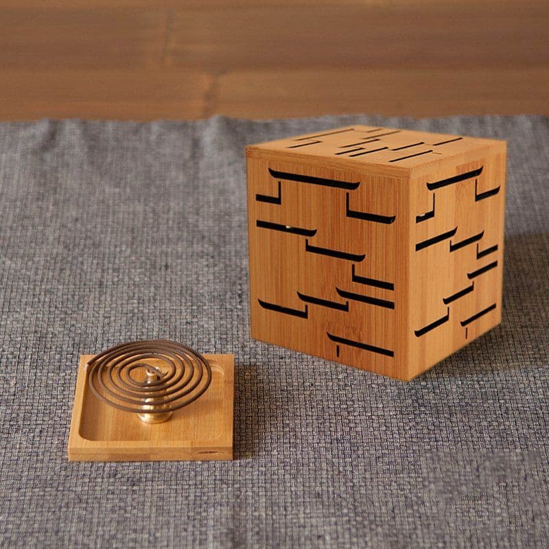 image-Bamboo Incense Burner