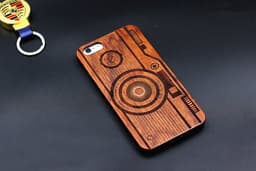 image-Wood Camera Design iPhone Case