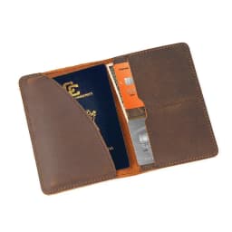 image-Genuine Leather Passport Wallet