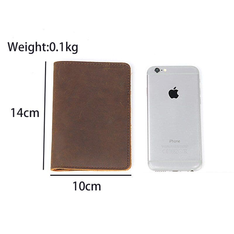 image-Genuine Leather Passport Wallet