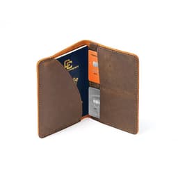 image-Genuine Leather Passport Wallet