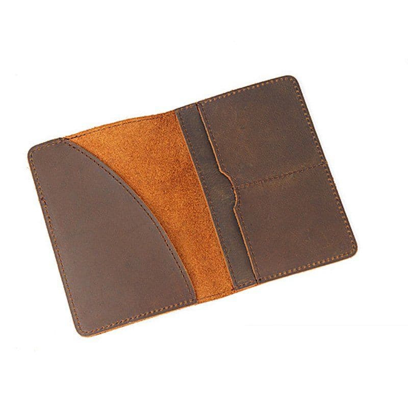 image-Genuine Leather Passport Wallet