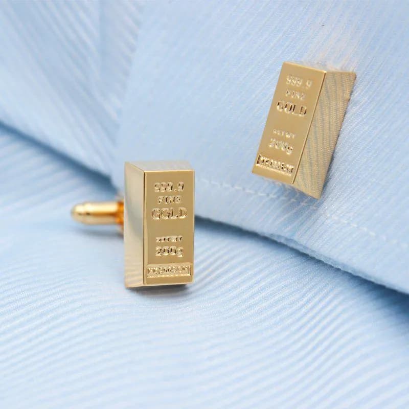image-Gold Bar Cufflinks