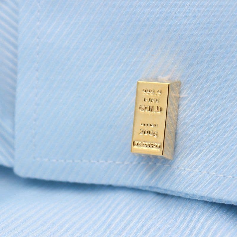 image-Gold Bar Cufflinks