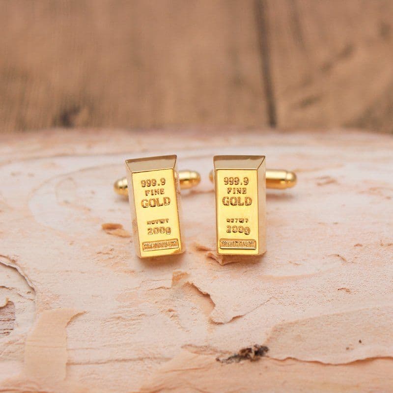 image-Gold Bar Cufflinks
