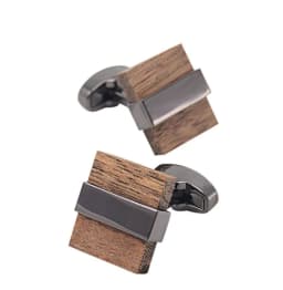 image-Luxury Wood Cufflinks