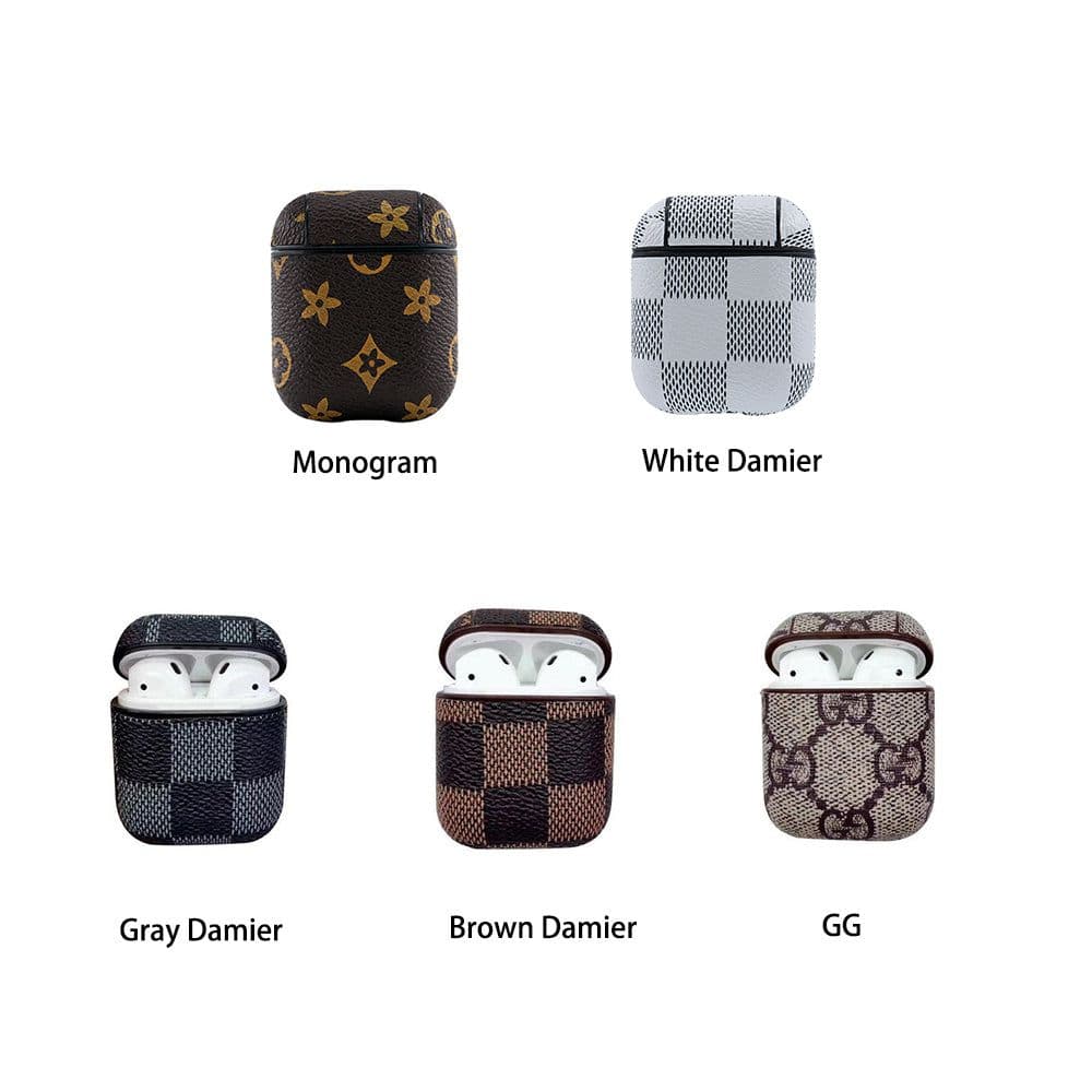 image-Monogram Damier GG AirPods Case