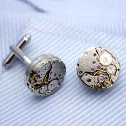 image-Steampunk Watch Cufflinks