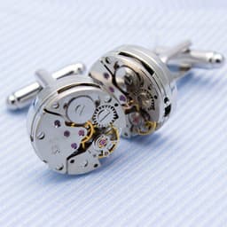 image-Steampunk Watch Cufflinks