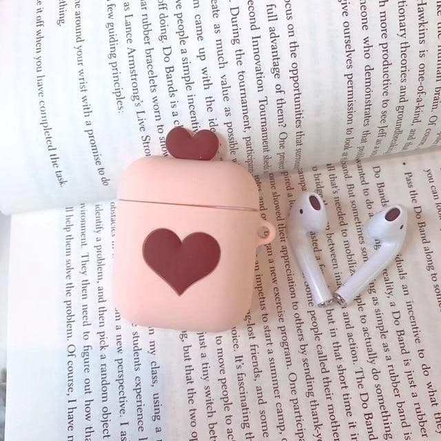 image-Pastel Heart AirPods Case