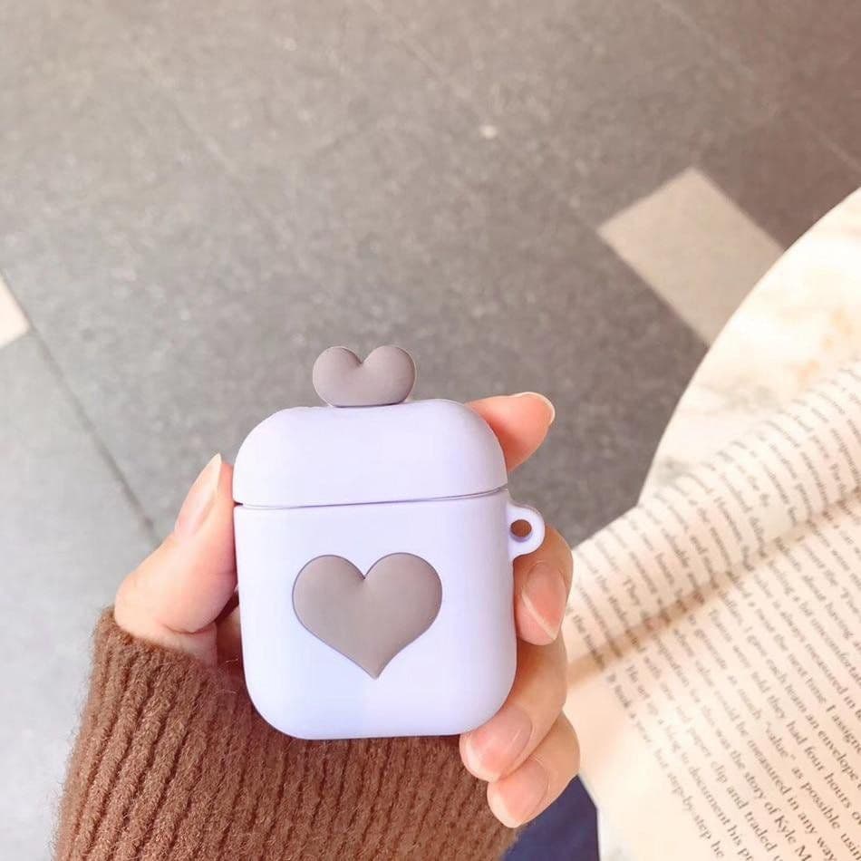 image-Pastel Heart AirPods Case