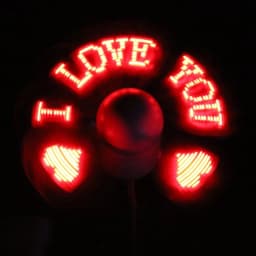 image-LED Programmable USB Fan