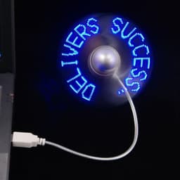 image-LED Programmable USB Fan