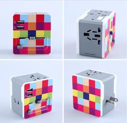 image-Global Adapter with 2 USB Ports