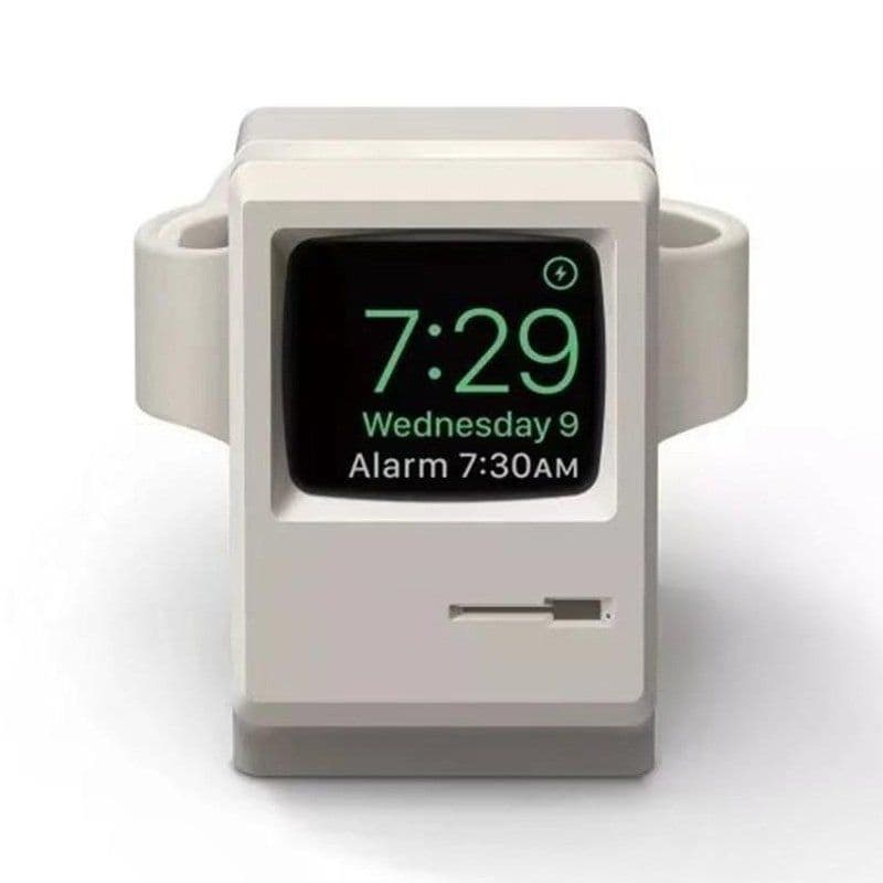 image-Classic Macintosh Apple Watch series Charger Holder Stand