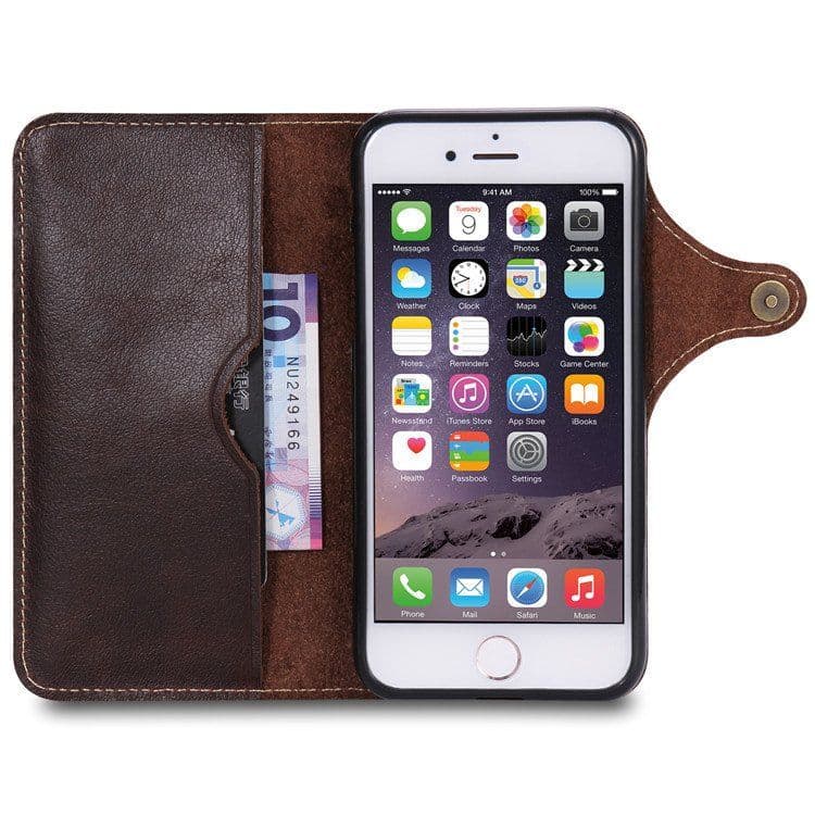 image-Litchi Grain iPhone Wallet Case