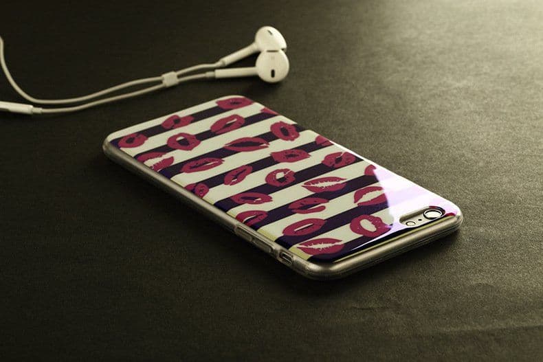 image-Red Lips iPhone Case