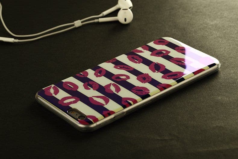 image-Red Lips iPhone Case