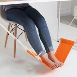 image-Adjustable Desk Foot Hammock