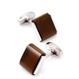 image-Brown Opal Cufflinks