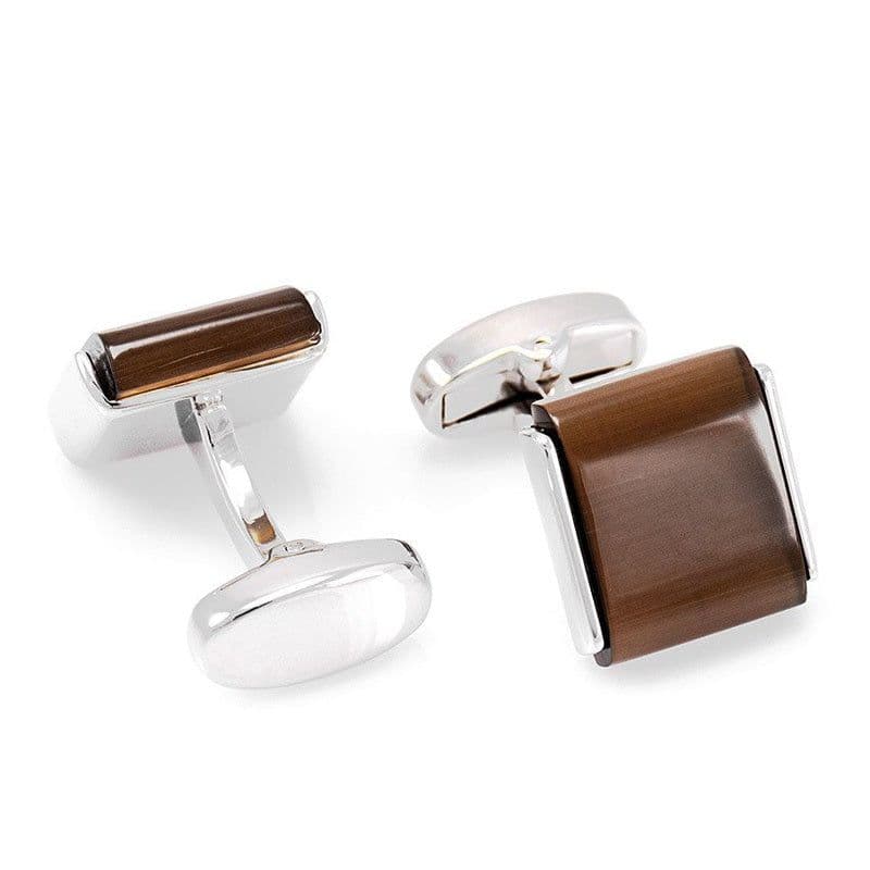 image-Brown Opal Cufflinks