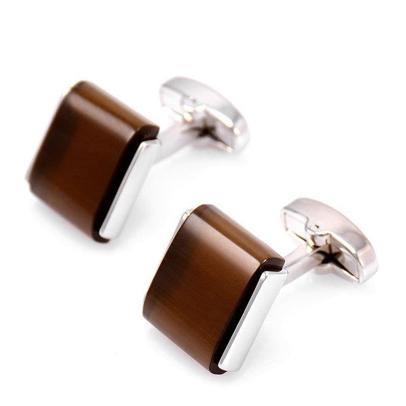 image-Brown Opal Cufflinks