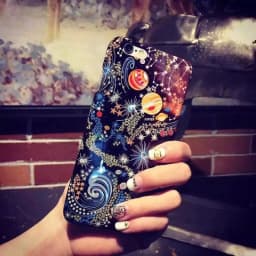 image-Galaxy Starry Night iPhone Case