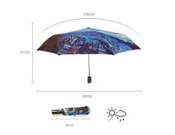 image-Van Gogh Starry Night Umbrella