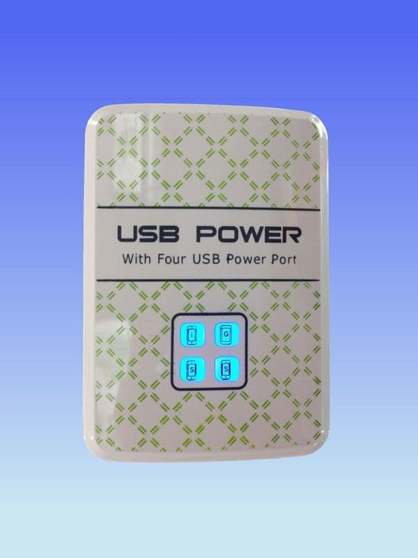 image-USB Charger 4-Port Charging Station